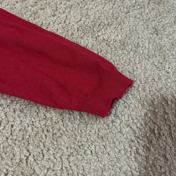 Alfred Dunner Red Crew Neck Sweater - Picture 4 of 6
